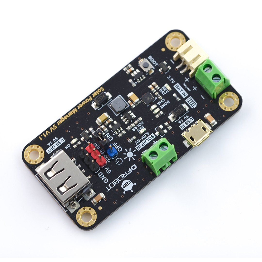 DFRobot Solar Power Manager  - Moduł zarządzania energią słoneczną - 5V